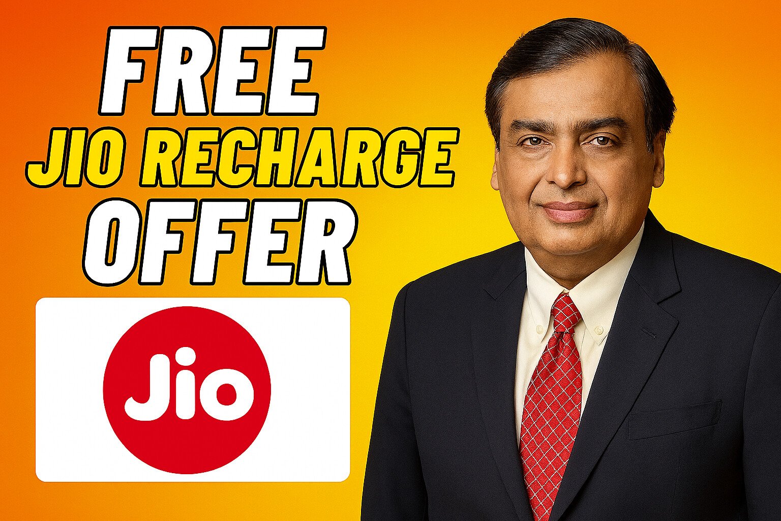 Free Jio Recharge Offrer